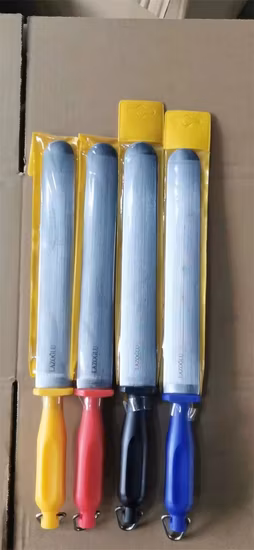 Diamond Coated Kitchen Knife Sharpening Steel Rod